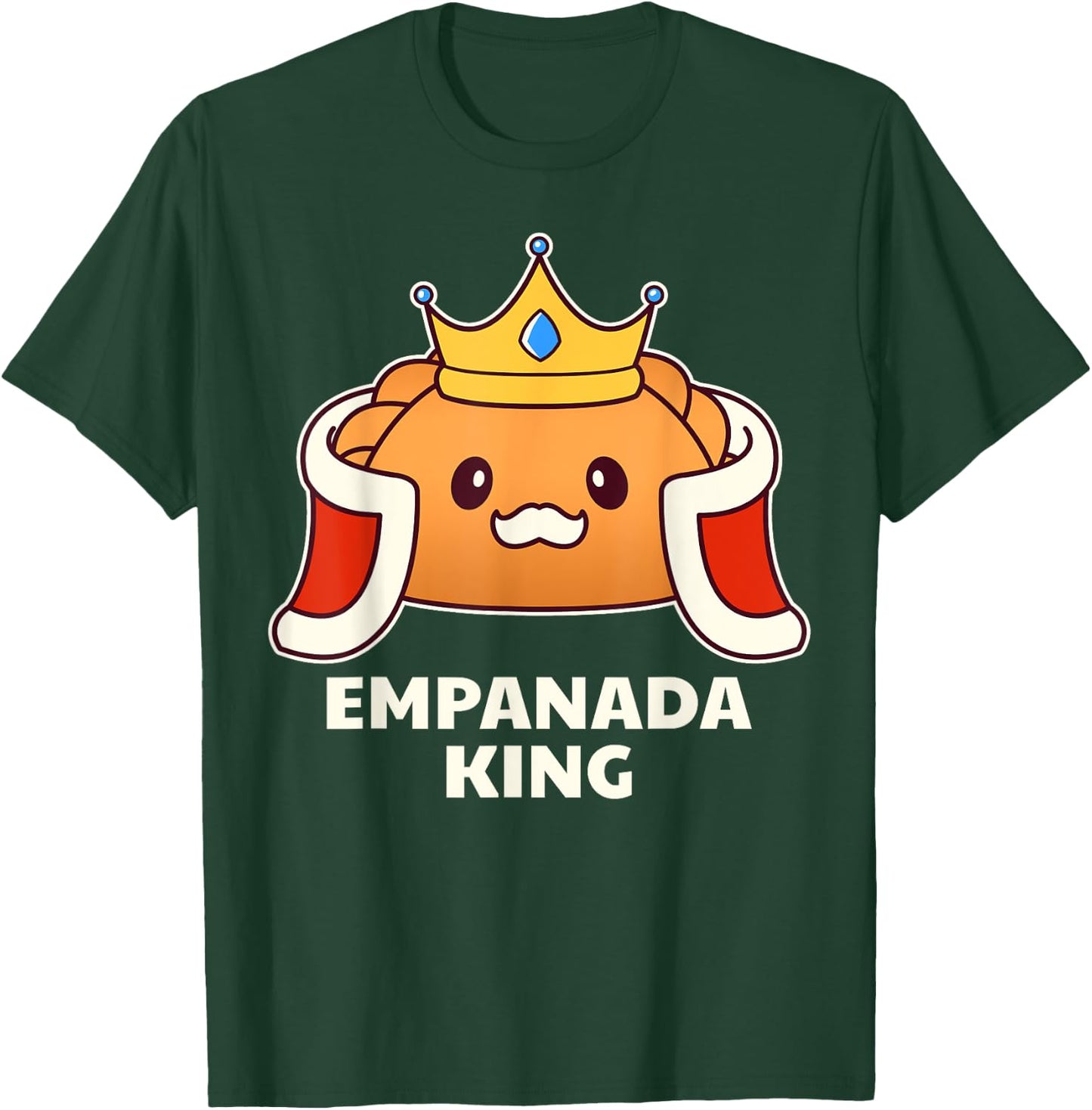 Empanada King - Funny Street Food T-Shirt - T-Shirt | Forest