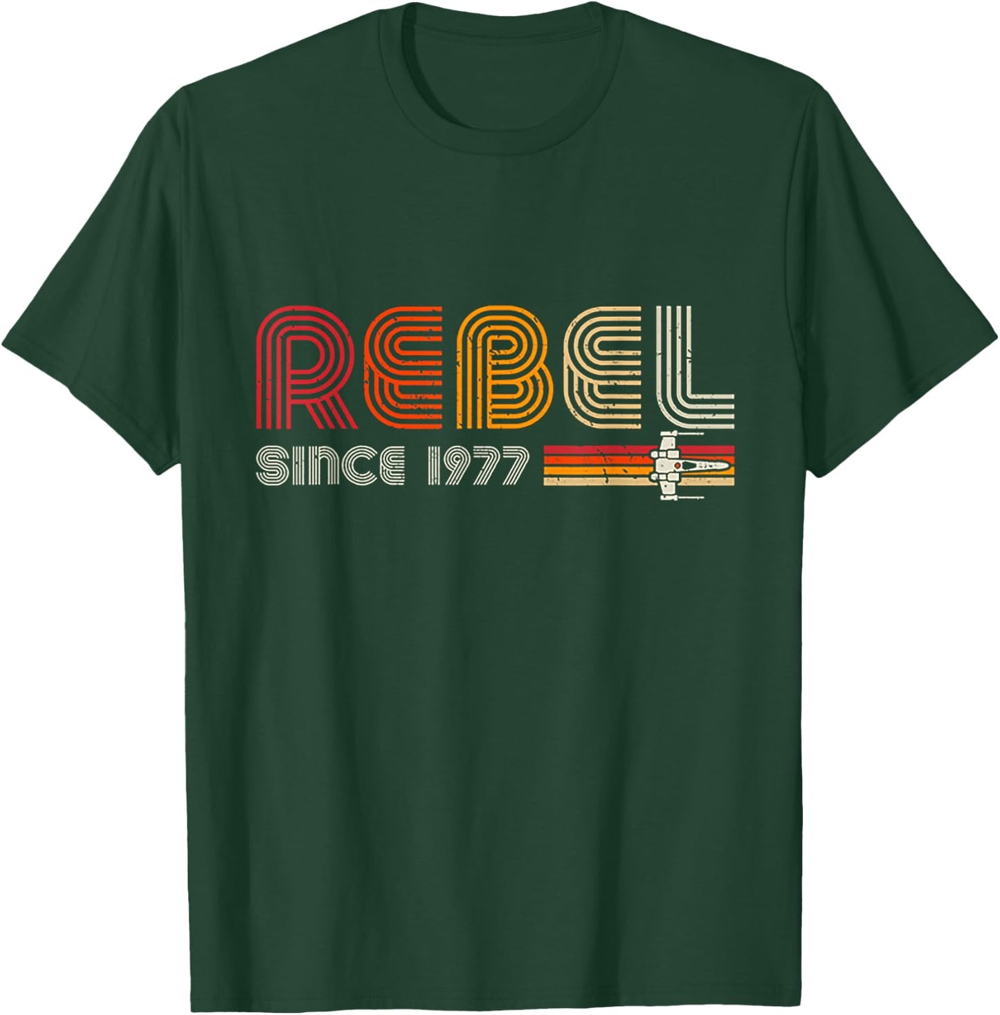 Rebel Since 1977 Retro Vintage T-Shirt - T-Shirt | Forest