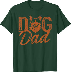 Corgi Dog Dad Men T-Shirt - T-Shirt | Forest