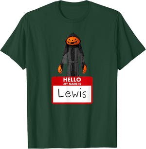 I am not a jack o lantern my name is Lewis Halloween funny T-Shirt - T-Shirt | Forest
