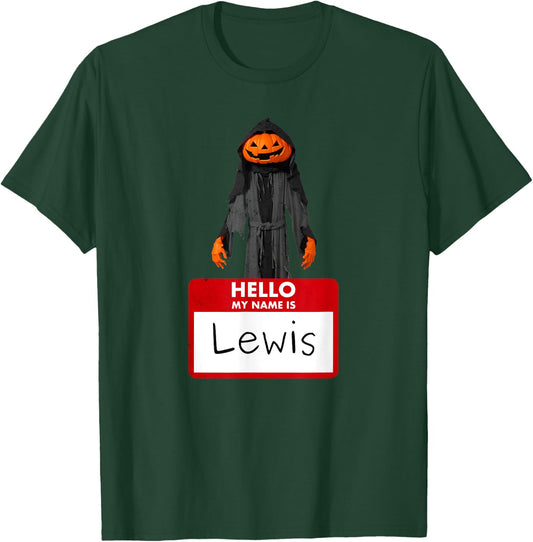 I am not a jack o lantern my name is Lewis Halloween funny T-Shirt - T-Shirt | Forest