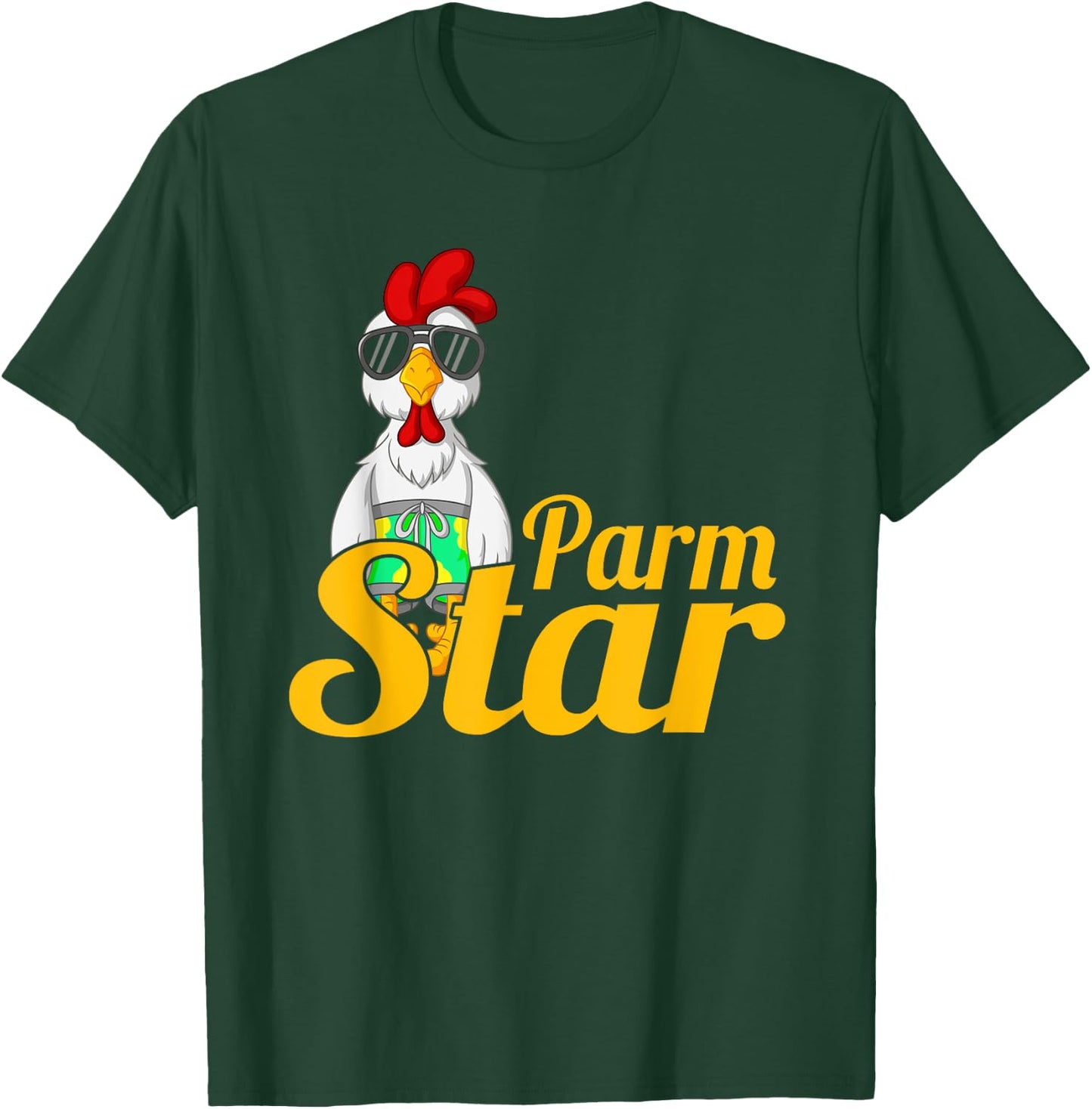 Parmstar funny chicken parm Parmigiana T-Shirt - T-Shirt | Forest