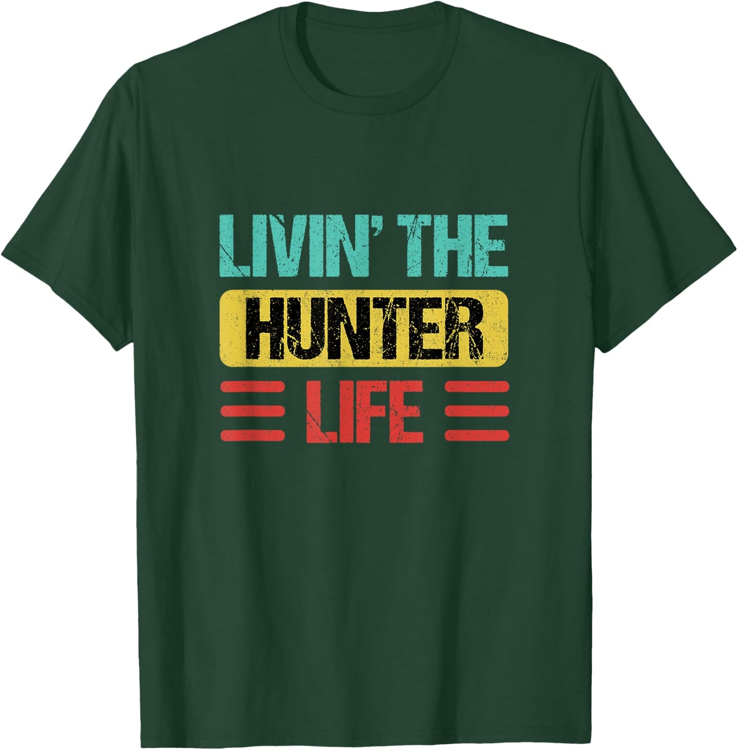 Hunter Name Shirts & Gifts Hunter Name - -Adults, Black, Small T-Shirt - T-Shirt | Forest