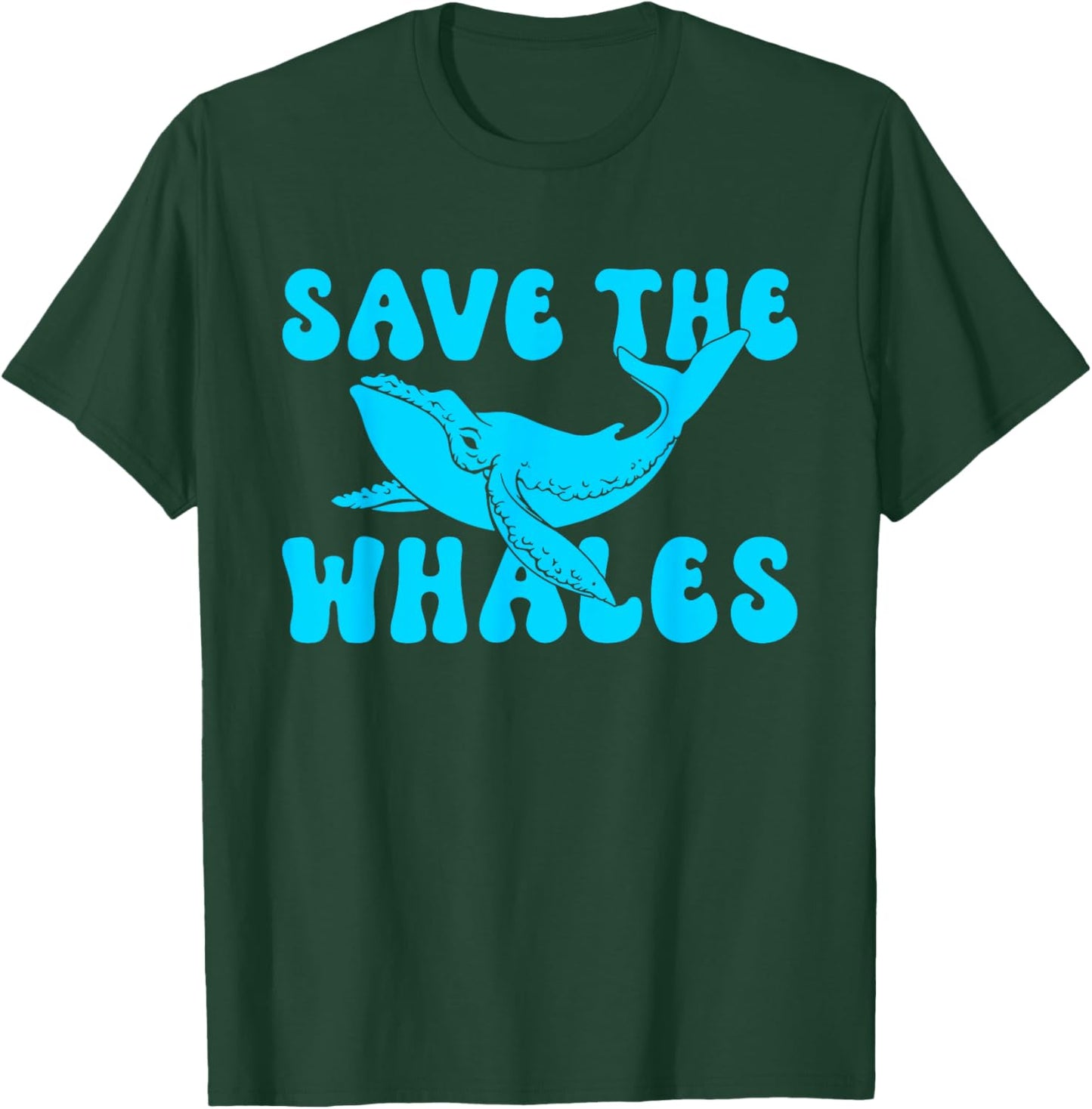 Save The Whales Lover Marine Scientist Environmentalist T-Shirt - T-Shirt | Forest