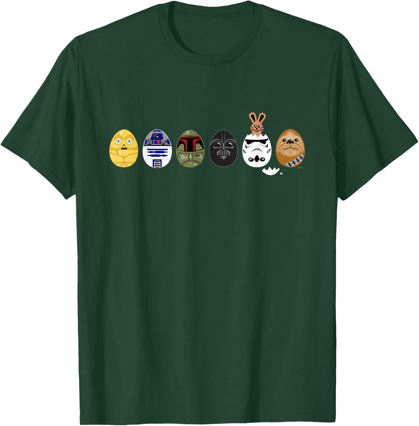 Star Wars Classic Characters Easter Eggs Spring T-Shirt - T-Shirt | Forest