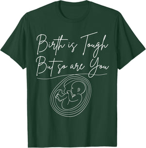 Doula Birth Companion Post-Birth Supporter Childbirth Coach T-Shirt - T-Shirt | Forest