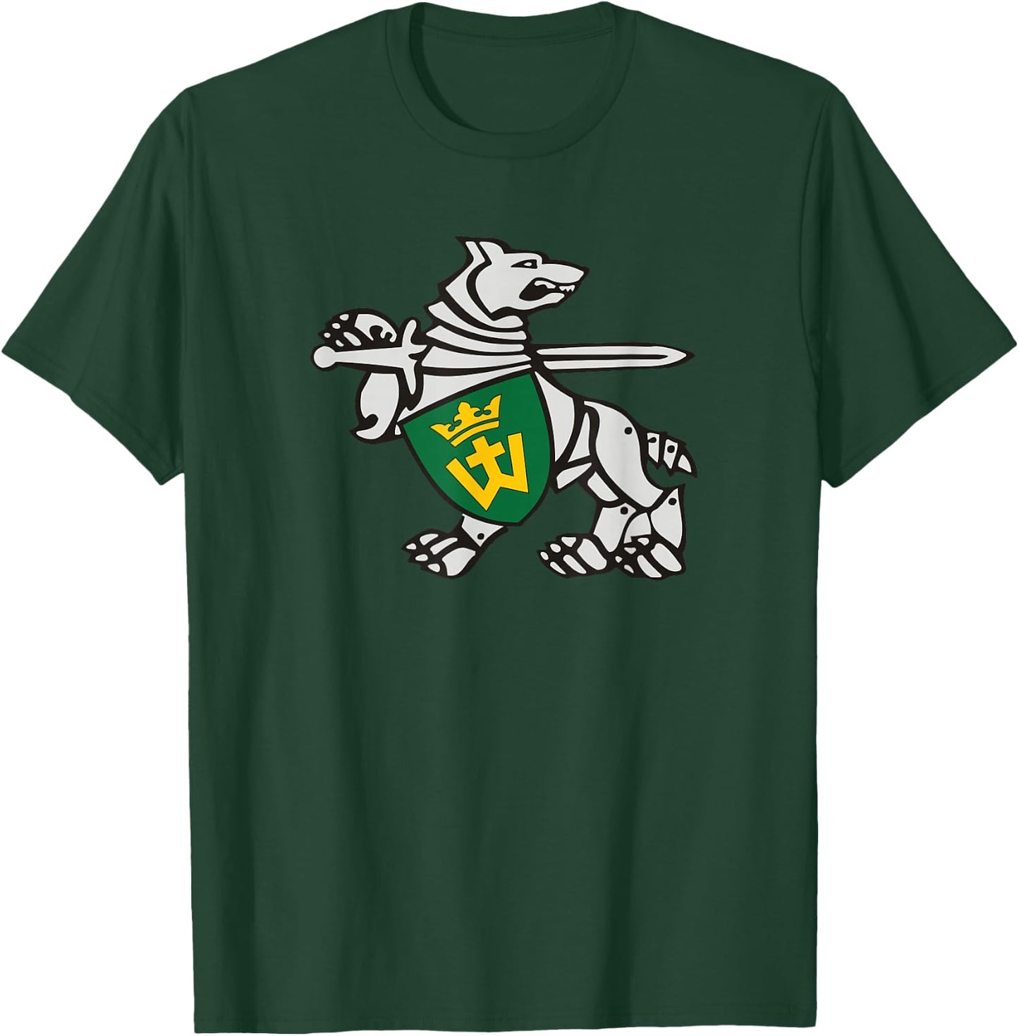 Iron Wolf Mindaugas by Lithuania Strong T-Shirt - T-Shirt | Forest