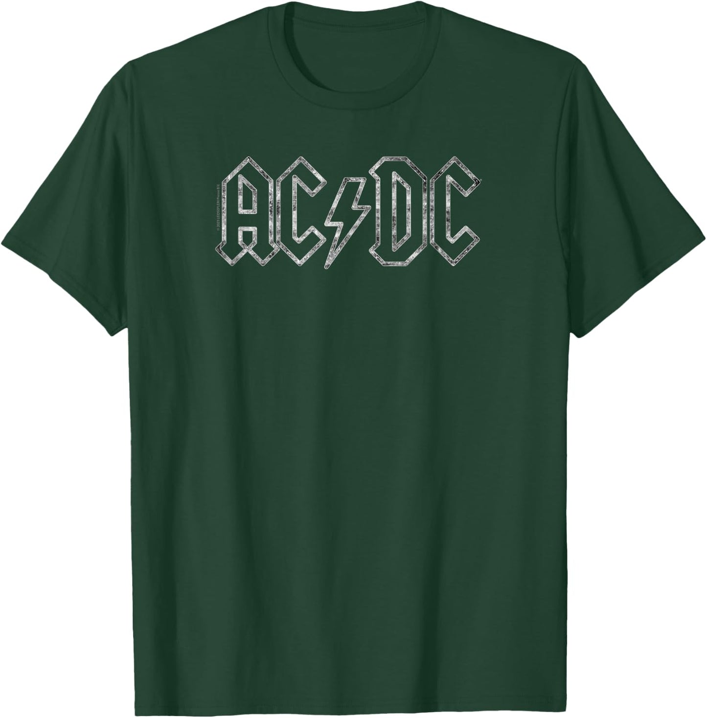 Official AC/DC Jagged Logo Vintage Band T-Shirt - T-Shirt | Forest