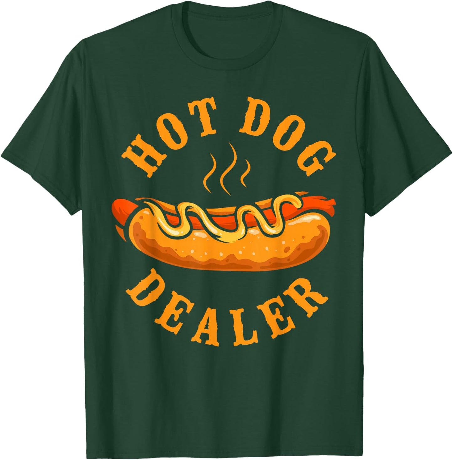 Hot Dog Adult Hot Dog Dealer T-Shirt - T-Shirt | Forest
