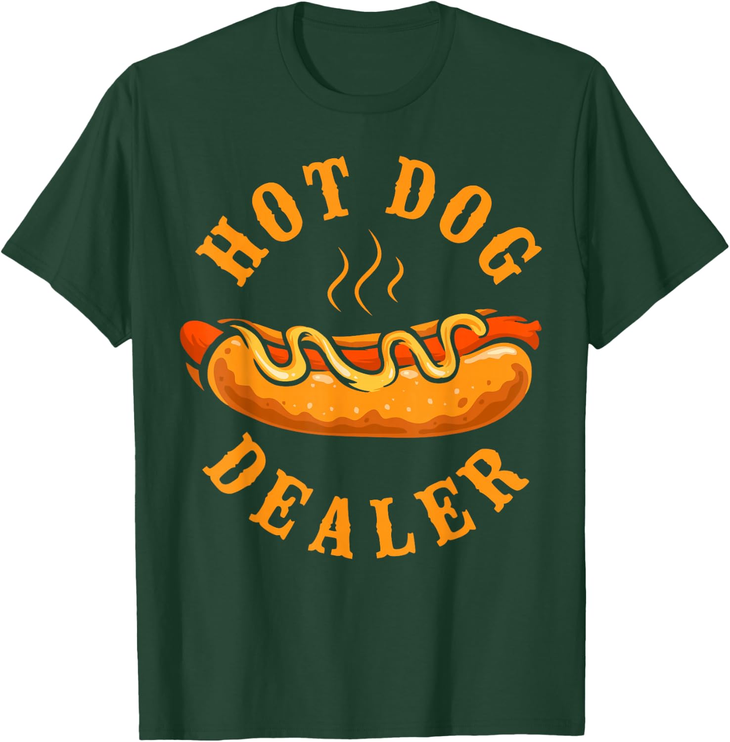 Hot Dog Adult Hot Dog Dealer T-Shirt - T-Shirt | Forest