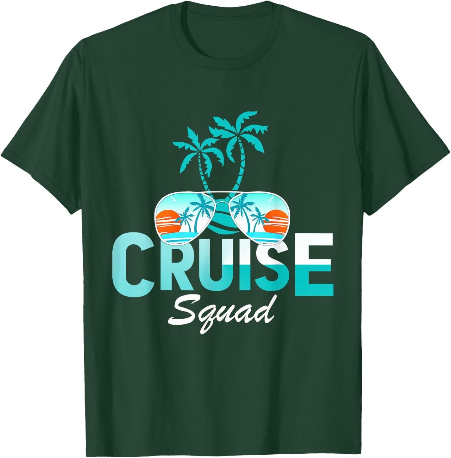 Cruise Squad Family Matching Cruise Trip Vacation Designs T-Shirt - T-Shirt | Forest