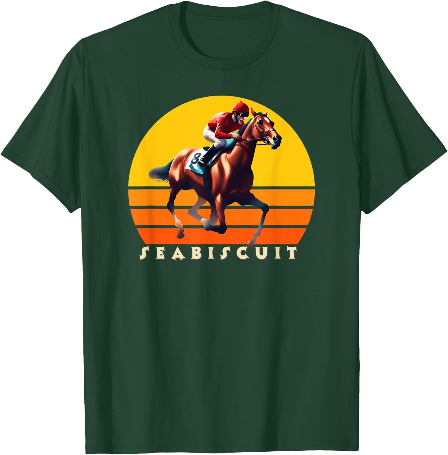 Seabiscuit Horse, Horse Racing, Del Mar, Santa Anita Shirt T-Shirt - T-Shirt | Forest