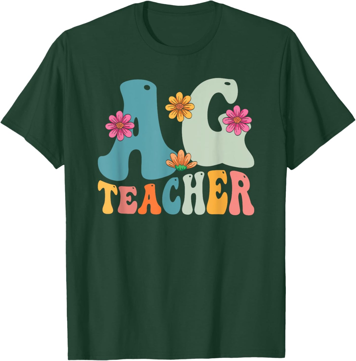 Agriculturist Teacher AG Teacher Gift Appreciation Men Women T-Shirt - T-Shirt | Forest