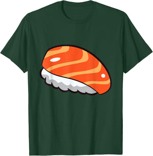 Kawaii Nigiri Sushi Funny Sushi Costume Cute Salmon Sushi T-Shirt - T-Shirt | Forest