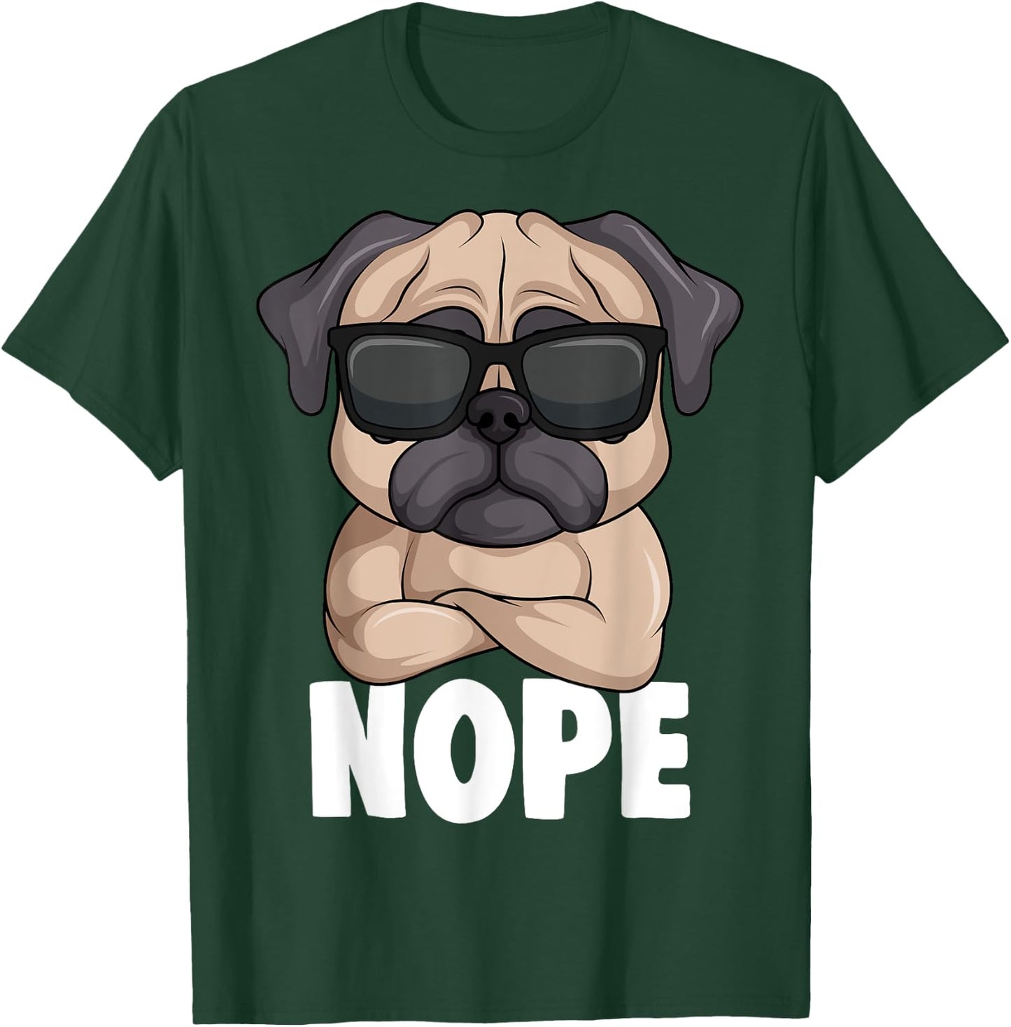 Pug Lover Dog Kids Boys Girls T-Shirt - T-Shirt | Forest