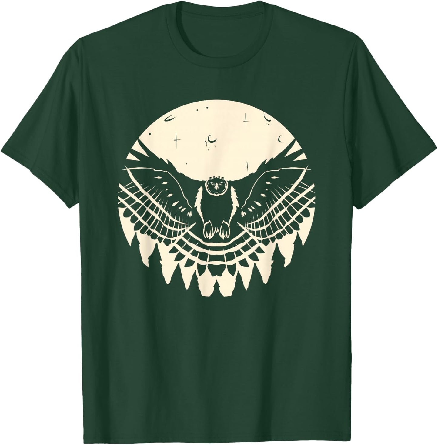 Harpy Eagle By The Moon Raptor Bird Birds Harpy Eagle T-Shirt - T-Shirt | Forest