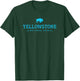 Kids Yellowstone National Park Boys Girls Colorful Buffalo T-Shirt - T-Shirt | Forest