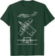 OV-10 Bronco American Turboprop Aircraft Blueprints T-Shirt - T-Shirt | Forest