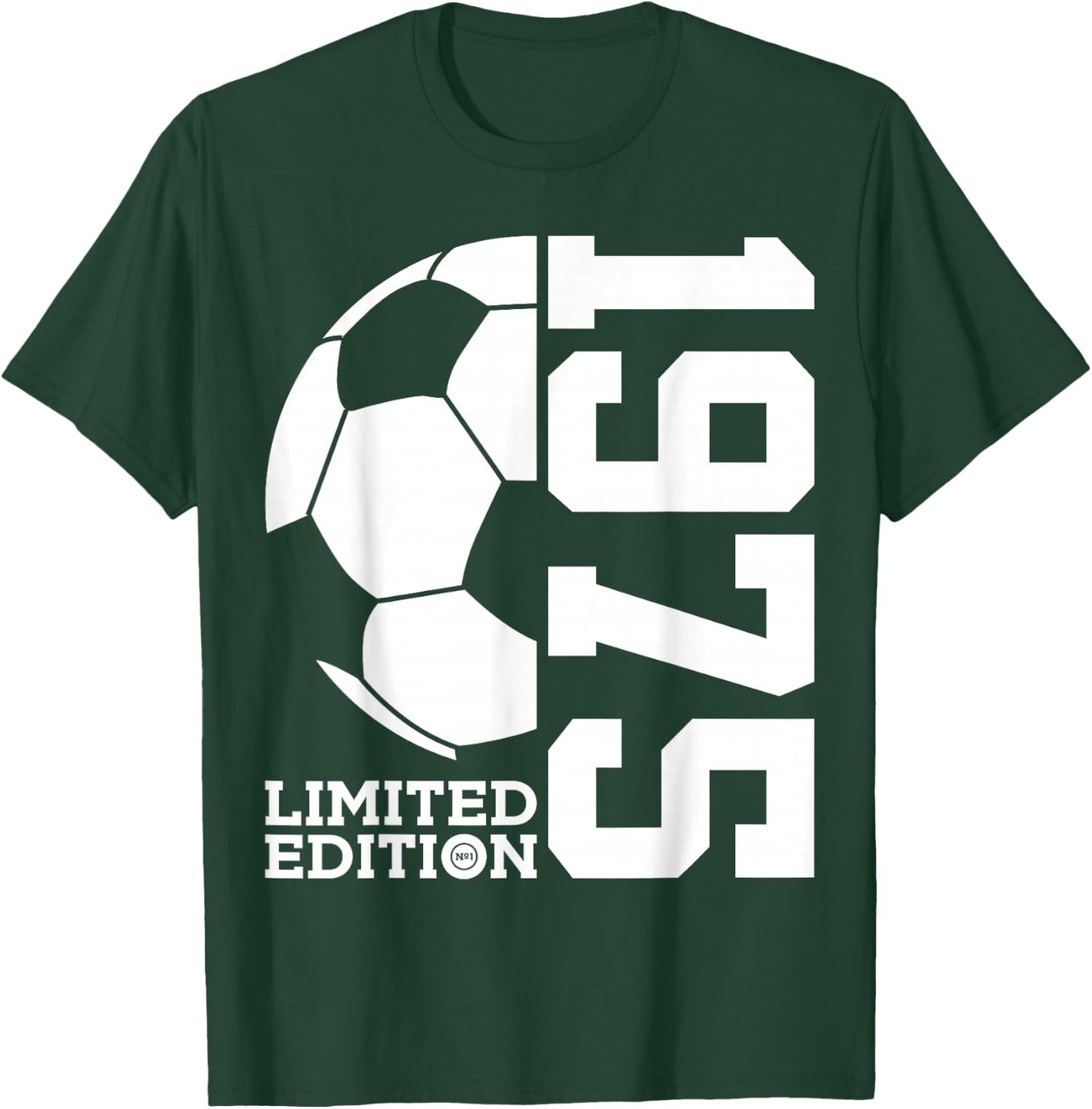 51st BIRTHDAY SOCCER LIMITED EDITION 1975 T-Shirt - T-Shirt | Forest