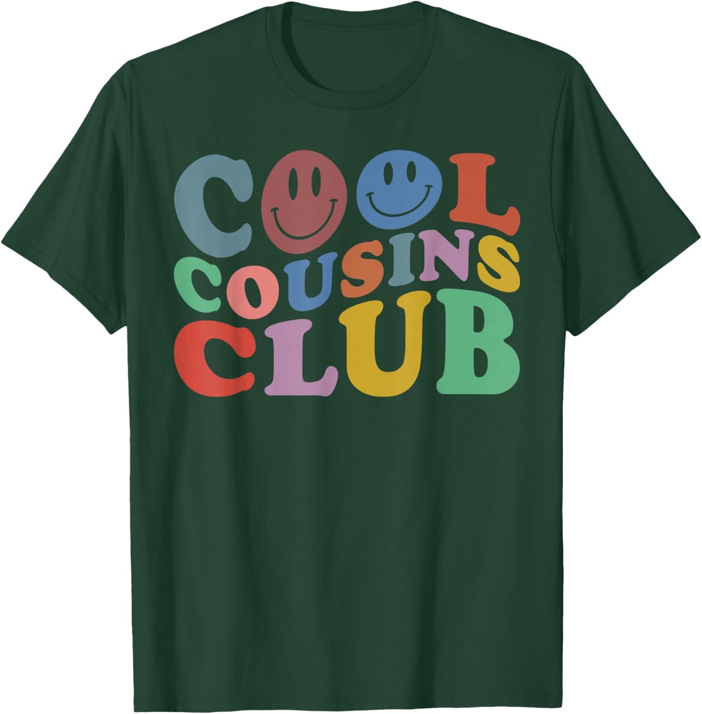Cool Cousins Club, Funny Cousin Crew Kids Boys Girls T-Shirt - T-Shirt | Forest