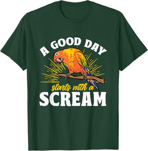 Sun Conure Parrot Bird Conure T-Shirt - T-Shirt | Forest