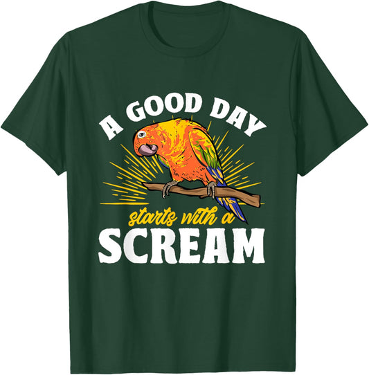 Sun Conure Parrot Bird Conure T-Shirt - T-Shirt | Forest