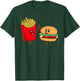 Cool Hamburger Women French Fries Burger Lover T-Shirt - T-Shirt | Forest