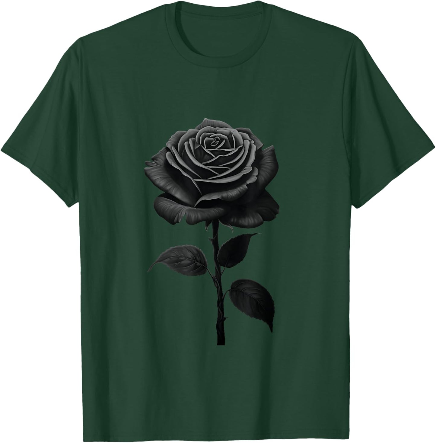 Black Rose T-Shirt - T-Shirt | Forest