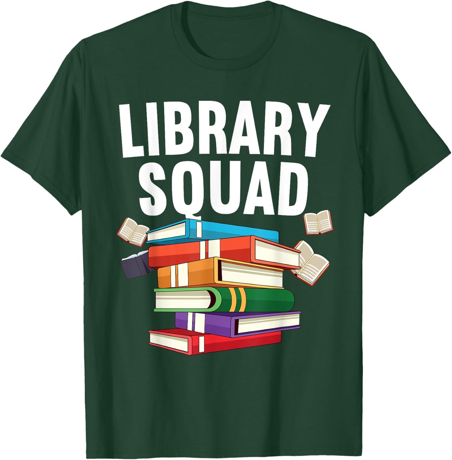 Funny Library Women School Librarian Fiction Lover T-Shirt - T-Shirt | Forest