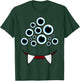 Funny Scary Monster Face Eyeballs Easy Halloween Costume T-Shirt - T-Shirt | Forest