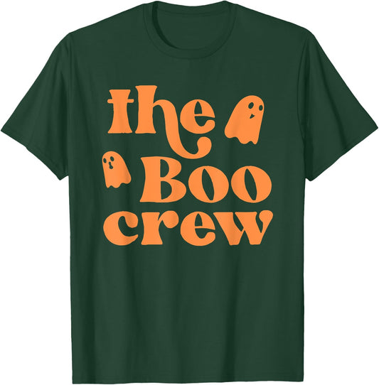 The Boo Crew in orange Halloween T-Shirt - T-Shirt | Forest