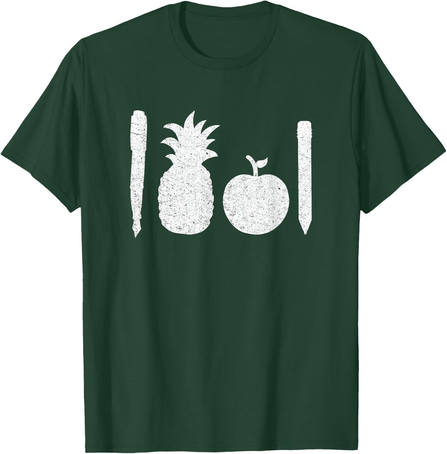 Pen Pineapple Apple Pen Funny Song Lover T-Shirt - T-Shirt | Forest