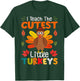 I Teach The Cutest Little Turkeys T-Shirt - T-Shirt | Forest