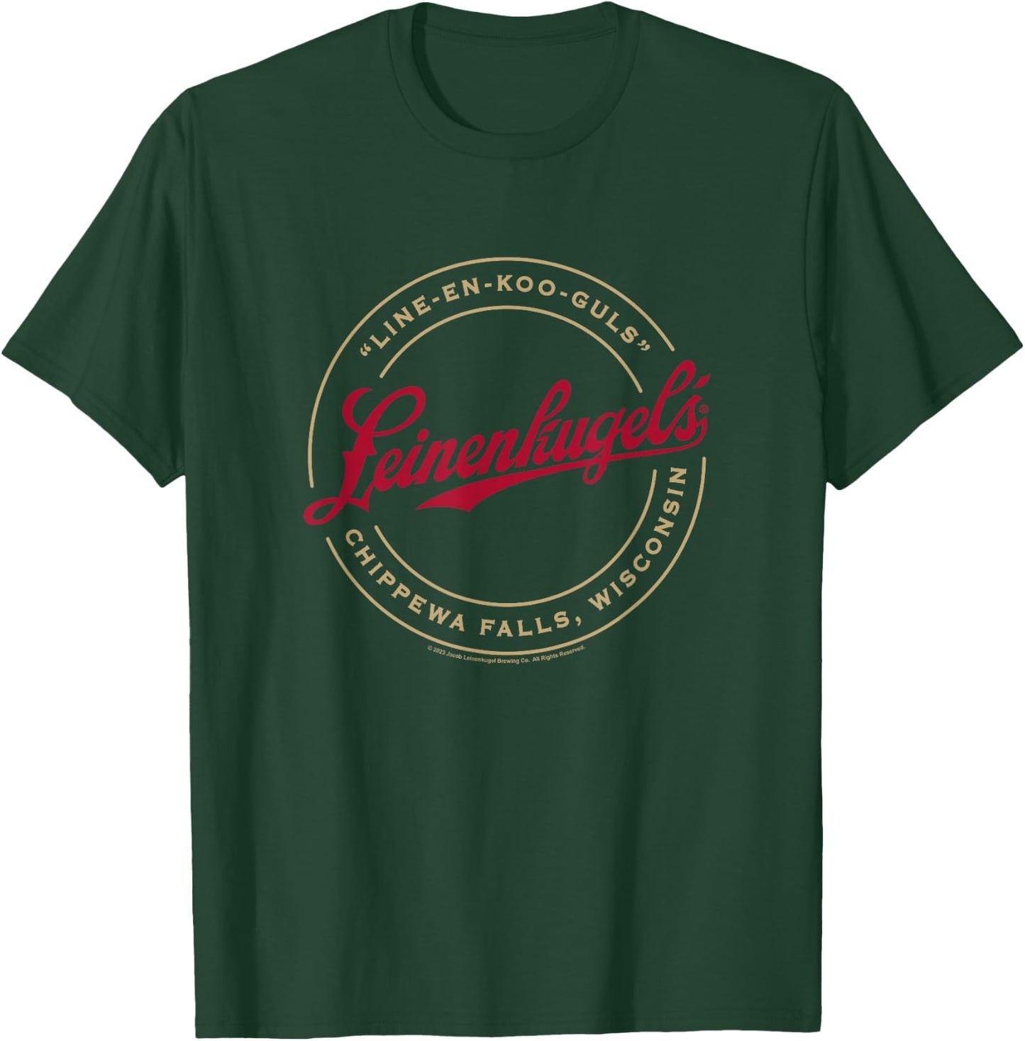 Coors Brewing Company Leinenkugel's Line-En-Koo-Guls Logo T-Shirt - T-Shirt | Forest
