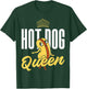 Hot Dog Adult Queen Hot Dog Queen T-Shirt - T-Shirt | Forest