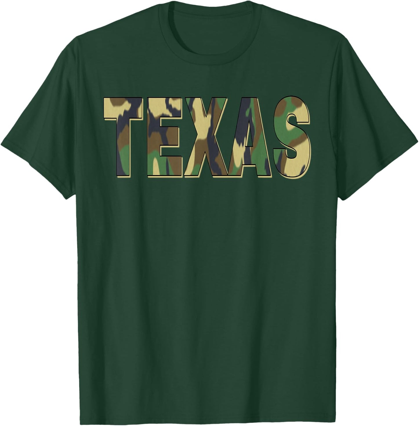 Texas Camouflage Men, Women & Kids Camo Texas T-Shirt - T-Shirt | Forest
