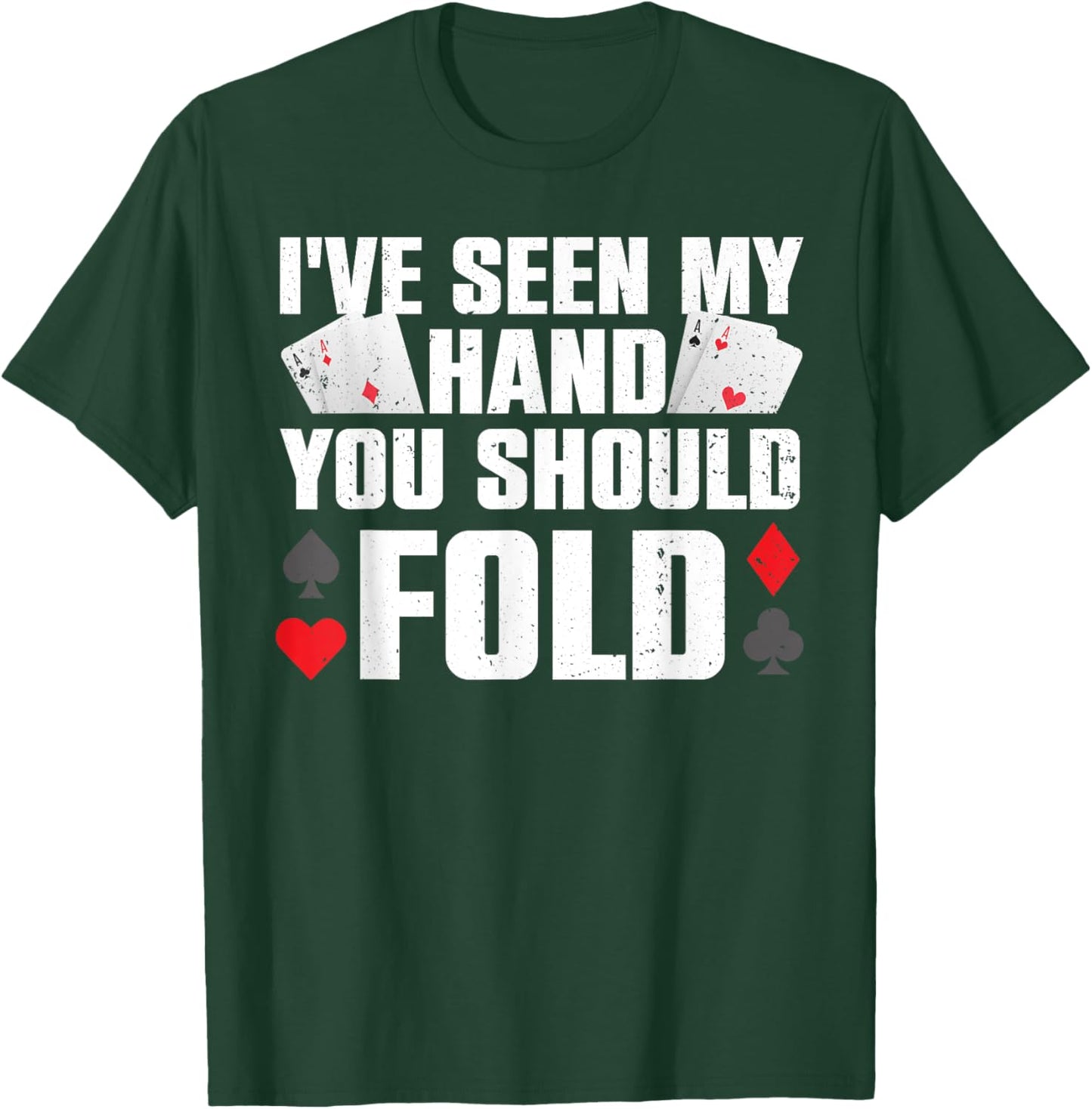 Funny Poker Player Art Women Gambler Casino Lover T-Shirt - T-Shirt | Forest