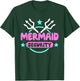 Mermaid Security Celebration Birthday Party Mermaid T-Shirt - T-Shirt | Forest