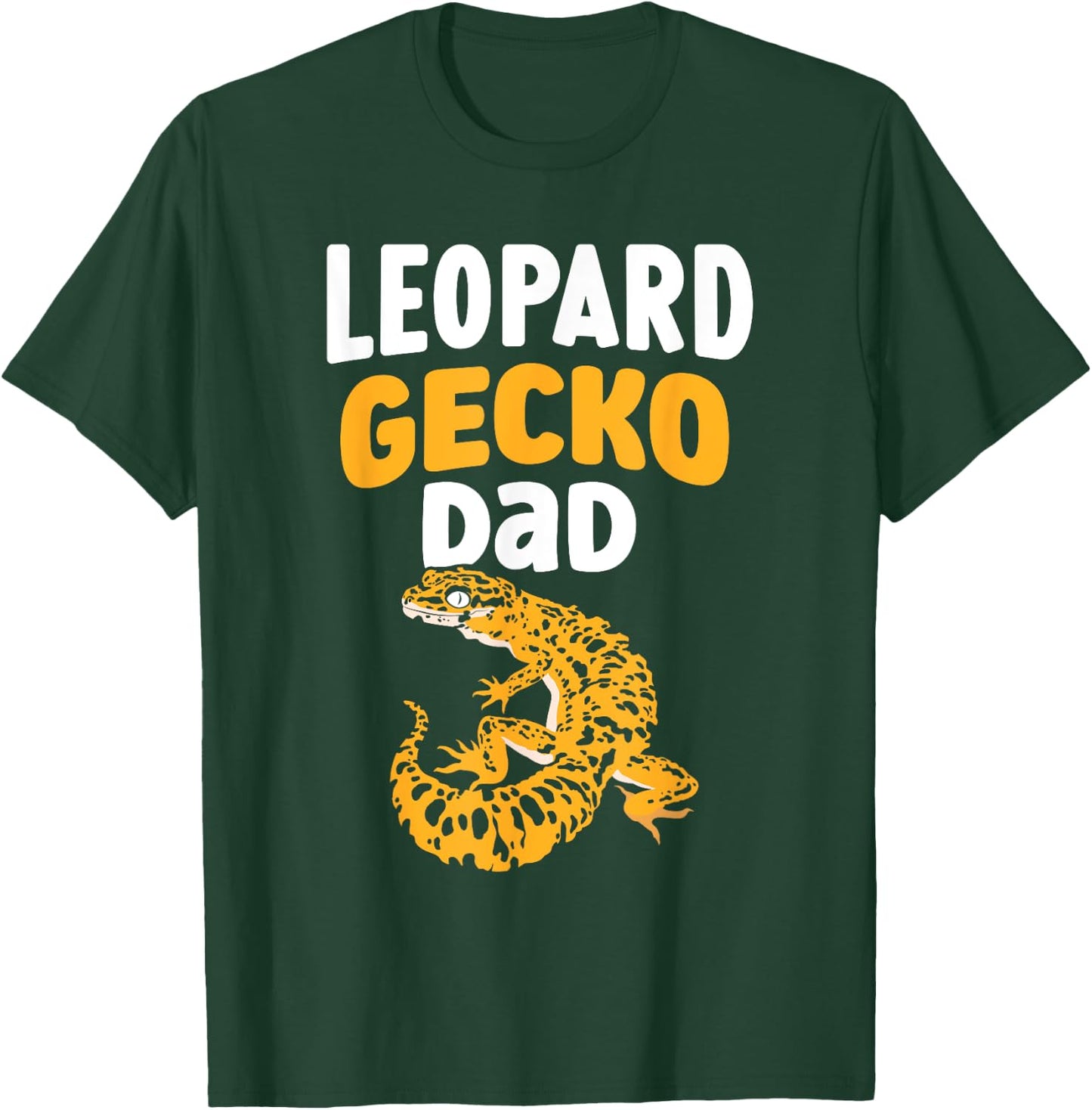 Leopard Gecko Dad Lizard Geckos Owner Leopard Gecko Father T-Shirt - T-Shirt | Forest