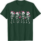 Pink Ribbon Breast Cancer Awareness Skeleton Women Men Kids T-Shirt - T-Shirt | Forest