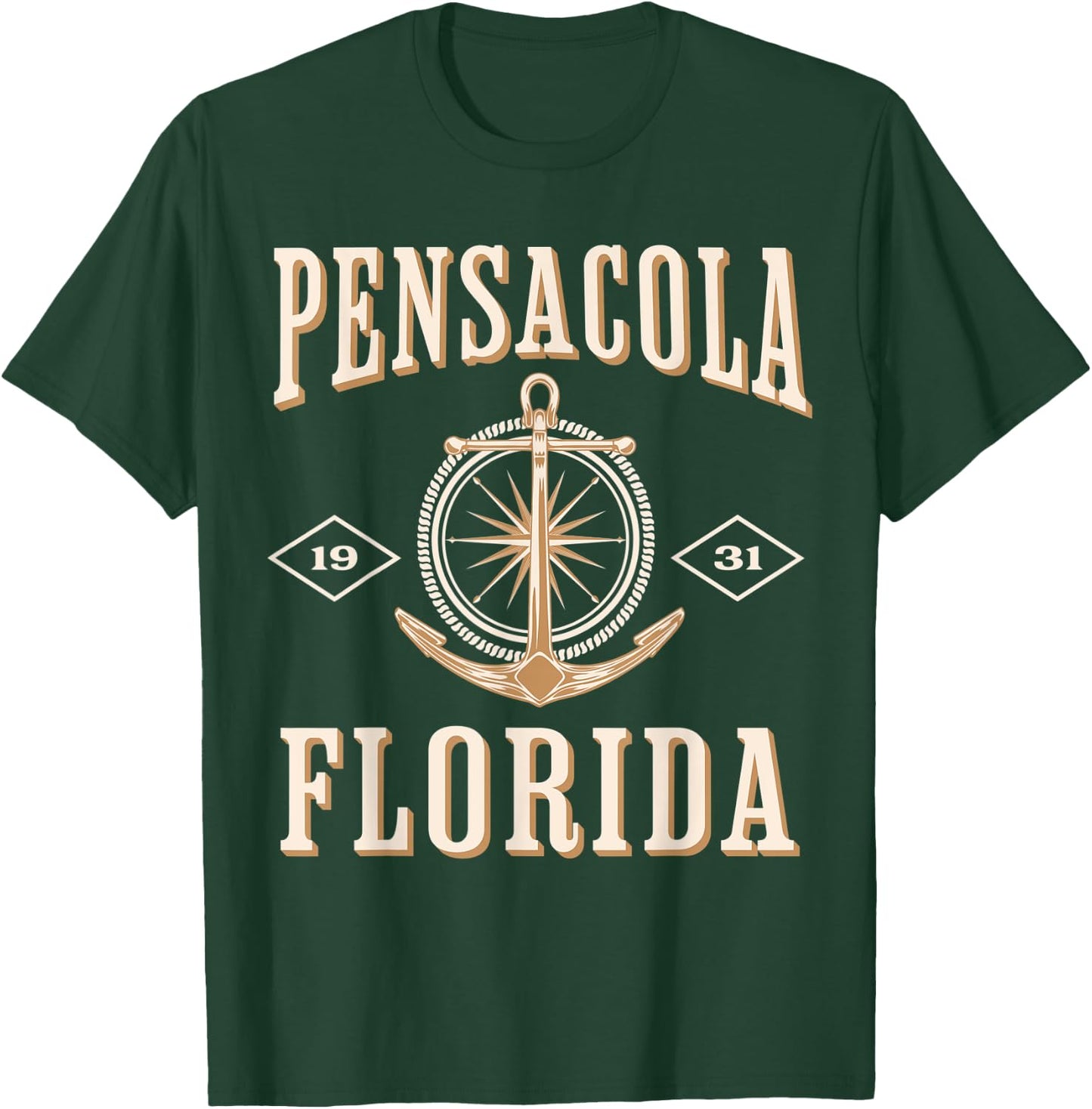 Pensacola Florida Beach Summer Vacation Women Kids T-Shirt - T-Shirt | Forest
