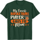 Mein Lieblings Basketball Player Nennt Mich Mama Team Mutter T-Shirt - T-Shirt | Forest