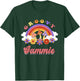 Groovy Gammie Retro Rainbow Colorful Flowers Mothers Day T-Shirt - T-Shirt | Forest