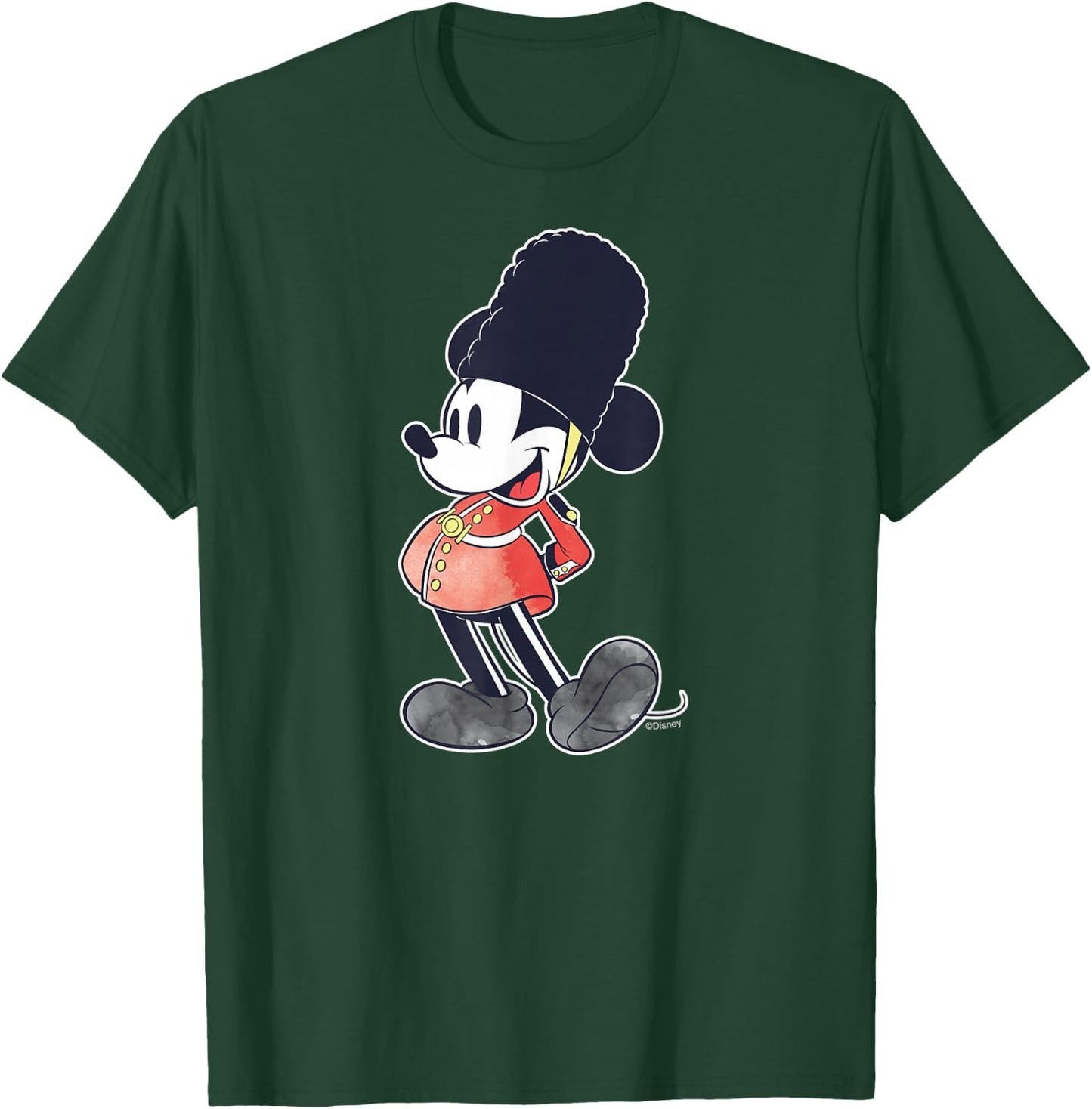 Disney Mickey Mouse King's Coronation 2023 Guard England UK T-Shirt - T-Shirt | Forest