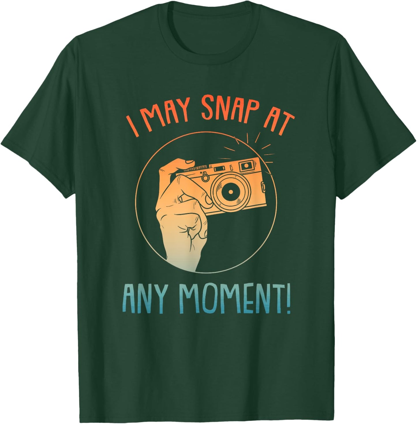 Funny Photography Art Women Camera Gag Photographer T-Shirt - T-Shirt | Forest