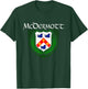 McDermott Surname Irish Clan Tartan Badge Ireland T-Shirt - T-Shirt | Forest