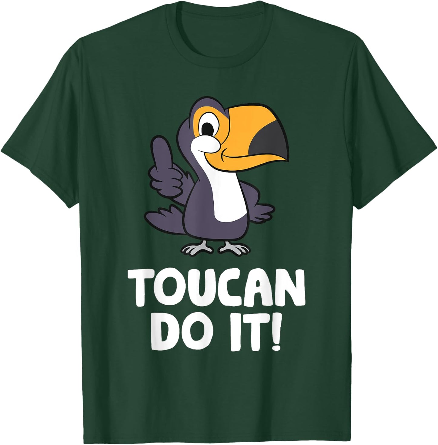 Toucan Do It Funny Toucan Bird T-Shirt - T-Shirt | Forest