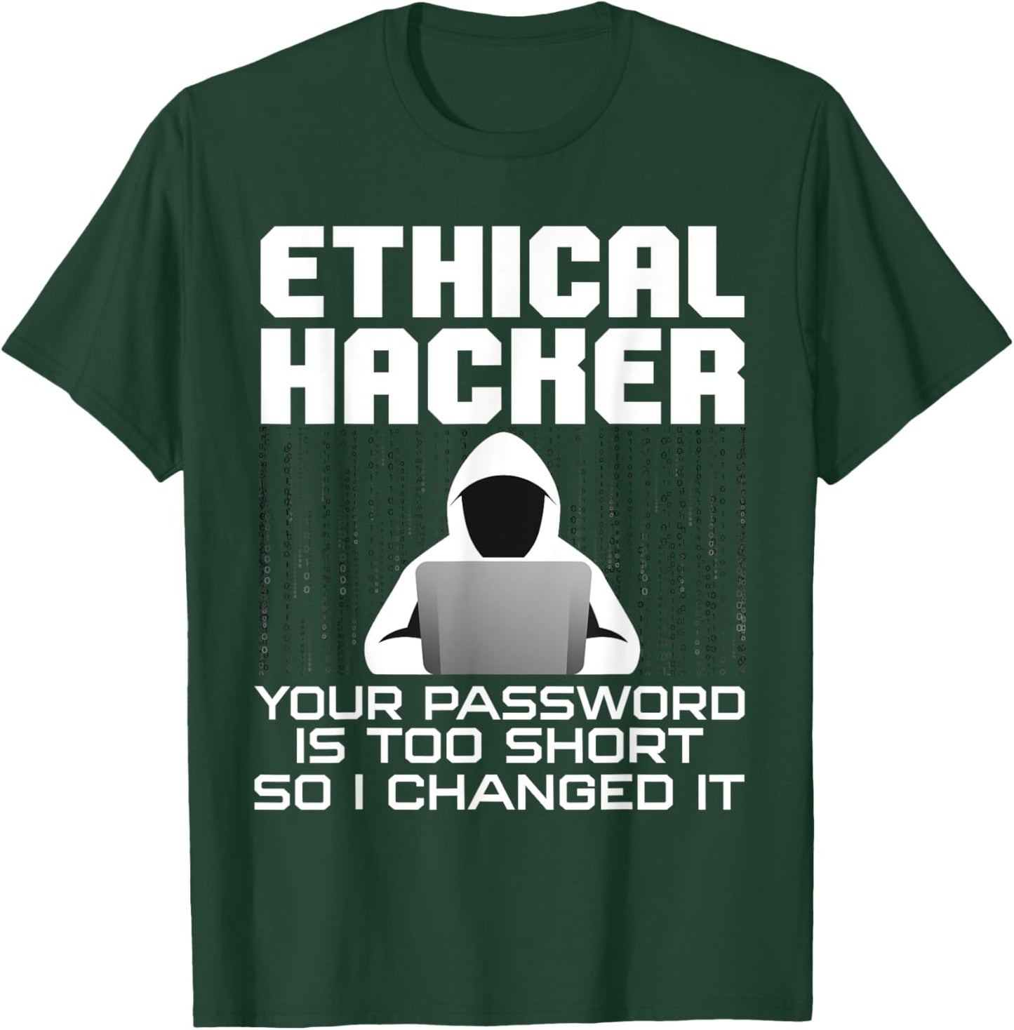 Funny Hacker Art Women Hacking Lover Computer Nerd T-Shirt - T-Shirt | Forest