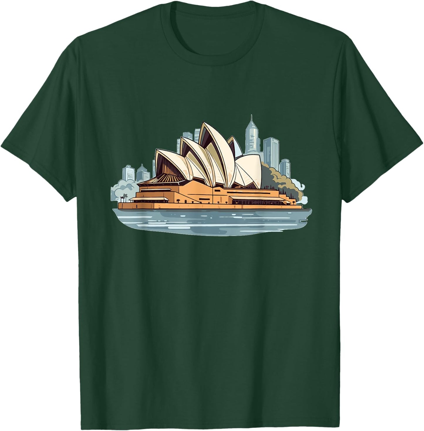 Sydney Opera House Australia T-Shirt - T-Shirt | Forest
