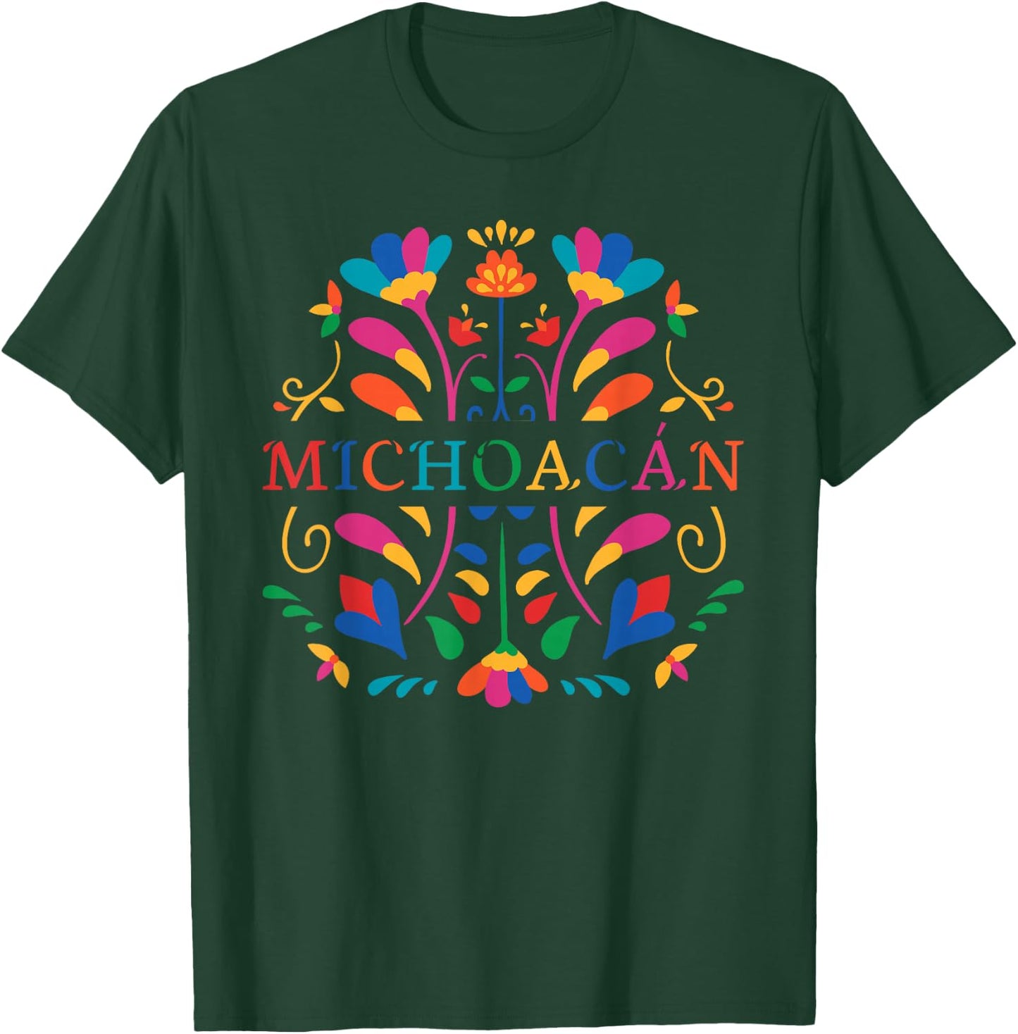Michoacan Shirt, Estado de Michoacan, Michoacan Otomi Mexico T-Shirt - T-Shirt | Forest